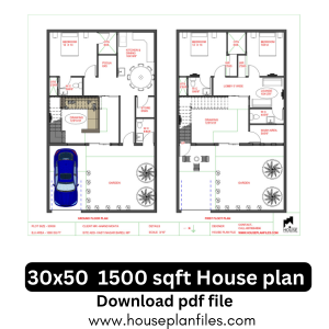 1500 sqft house plan