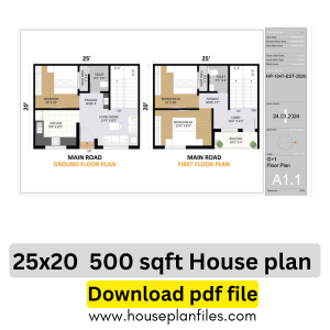 500 sqft house plan