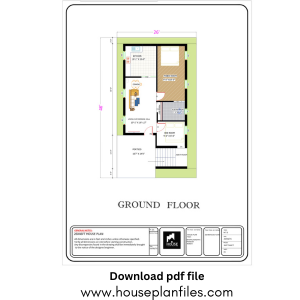26x46 House Plan